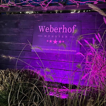 Отель Weberhof-Muenster Glamping Экстерьер фото